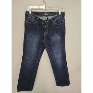 Apt 9 Jeans  Women's Modern‎ Fit Straight Leg Jeans Size 8 Dark Wash